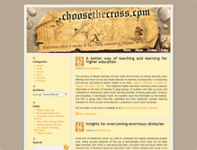Tablet Screenshot of choosethecross.com